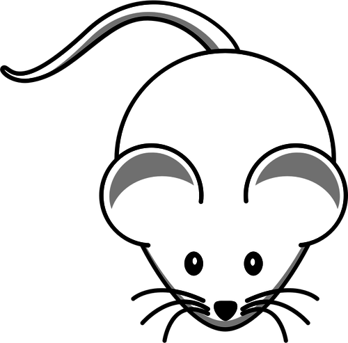 Gray mouse | Public domain vectors