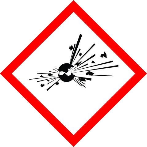 Explosive Symbol Sign – Safety Signs Direct