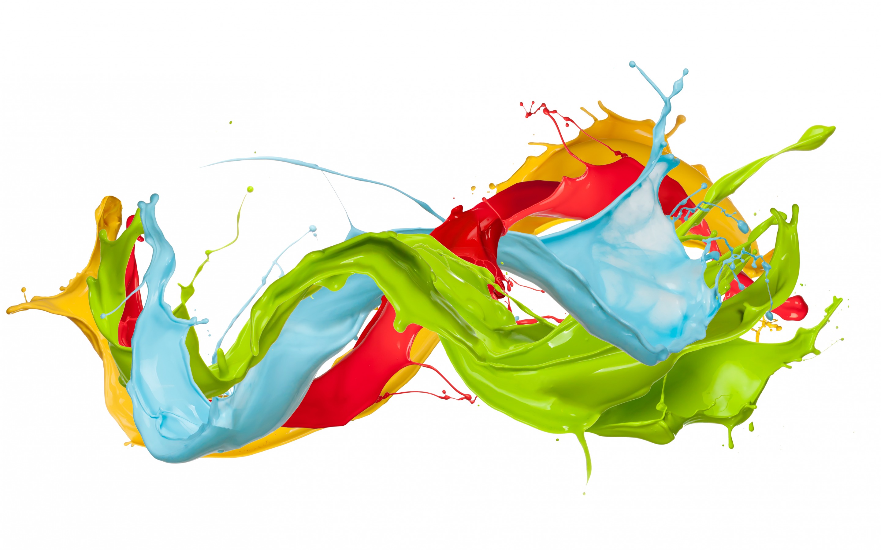 Download Wallpaper colors, splash, drops, design, paint, paint ...