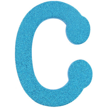 C 5" Glitter EVA Foam Letter | Hobby Lobby | 26833