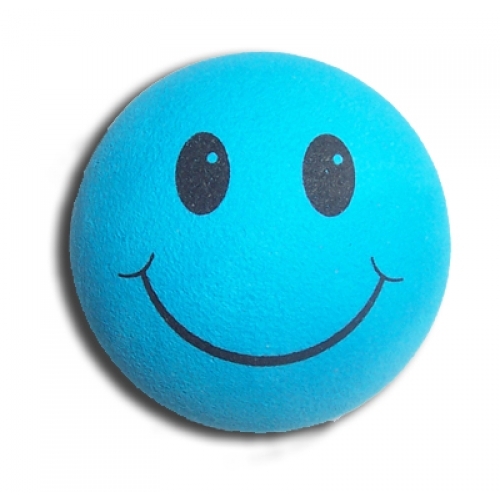 Cute Blue Smiley Happy Face Smiley Antenna Ball Topper Car Accessory