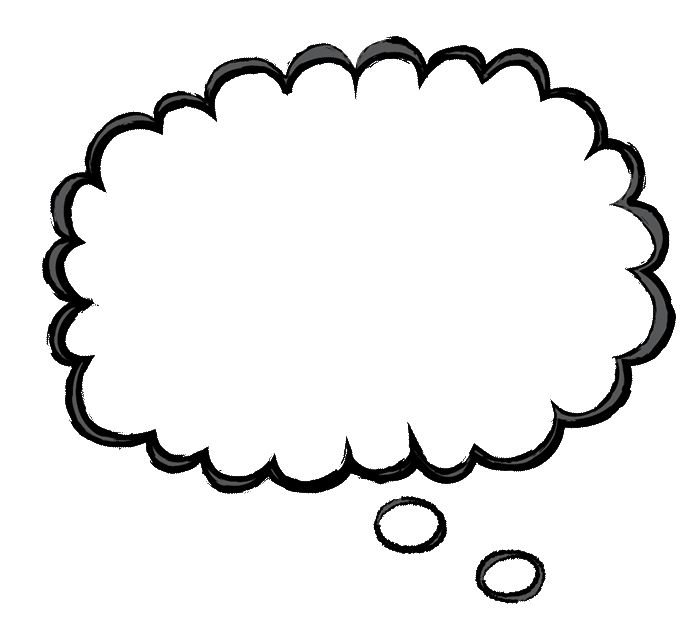 Thought Bubbles With Lines - ClipArt Best