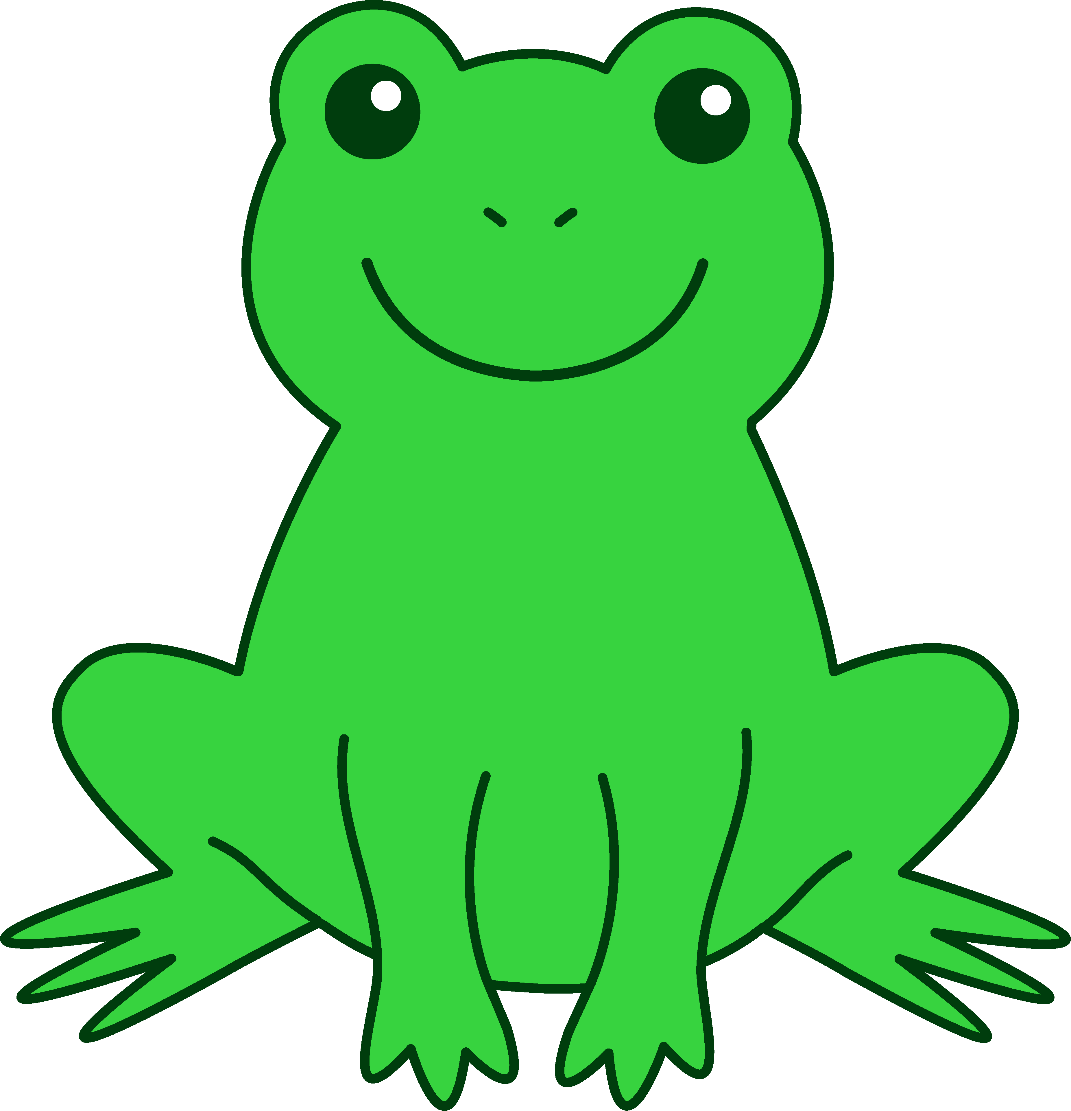 Free Cute Frog Clip Art - Free Clipart Images