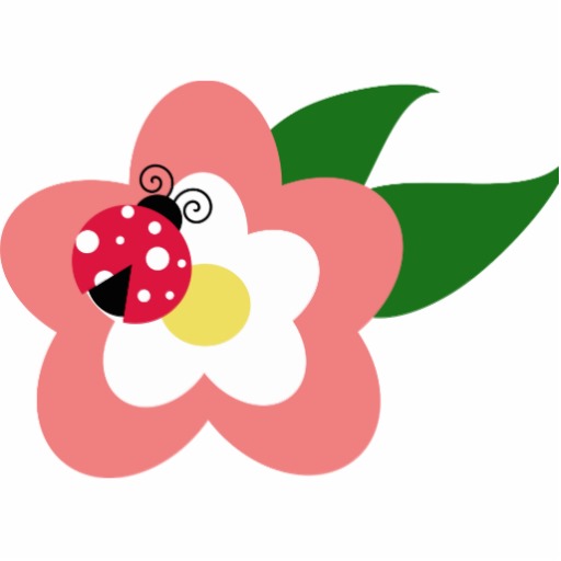 1,338 views Marienkäfer auf einem Blume clipart Schürzen