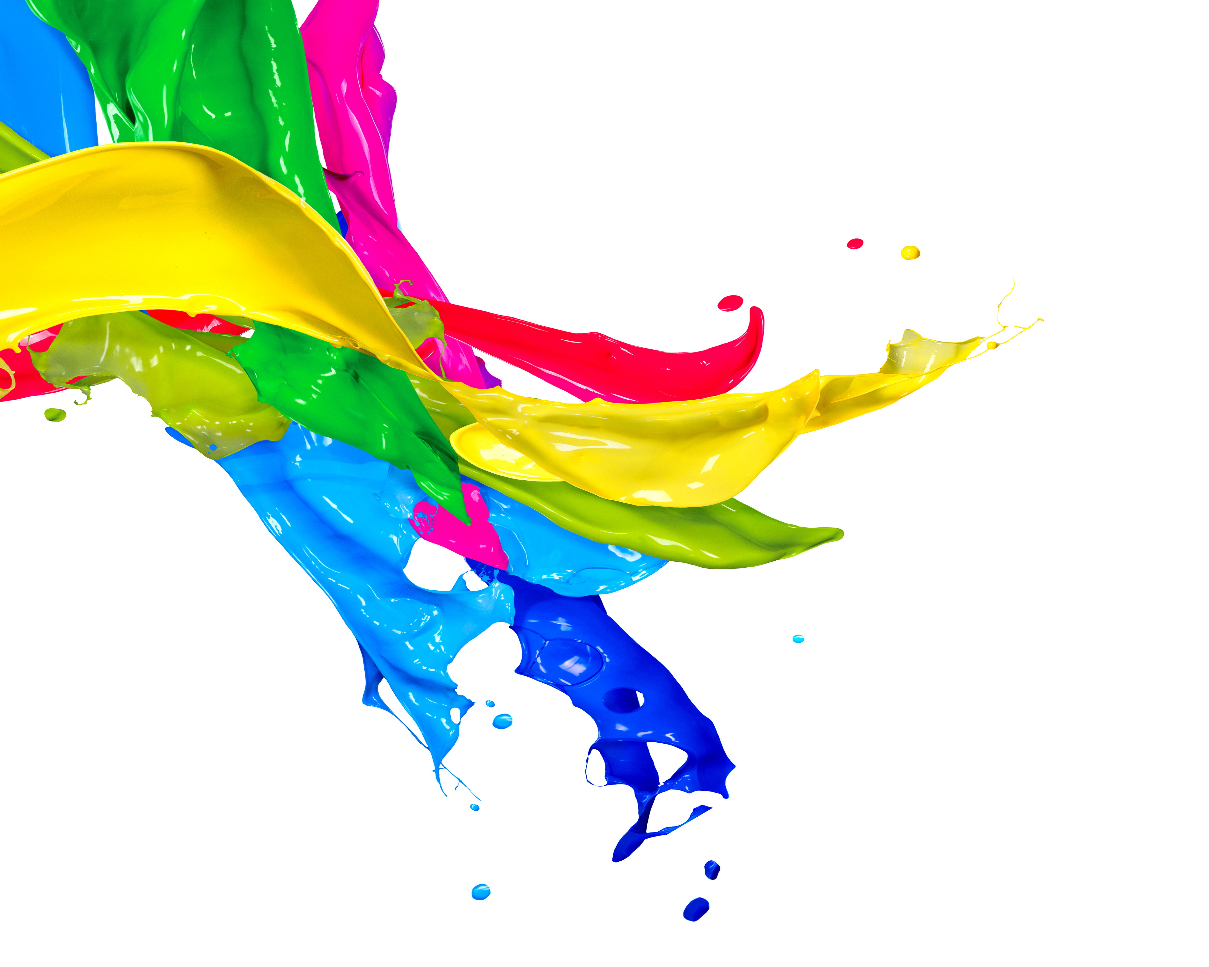colors, paint, splash, orange, blue, green, yellow, white, drop, art