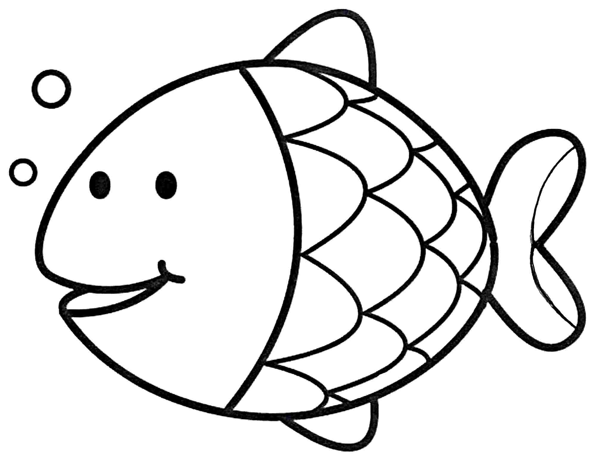 Tag: fish coloring page template - Kids Coloring Pages