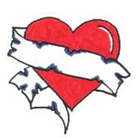Heart tattoo clipart