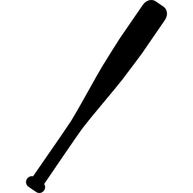 Baseball bat clipart for silhouette