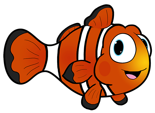 Cartoon Clownfish Drawing Lesson