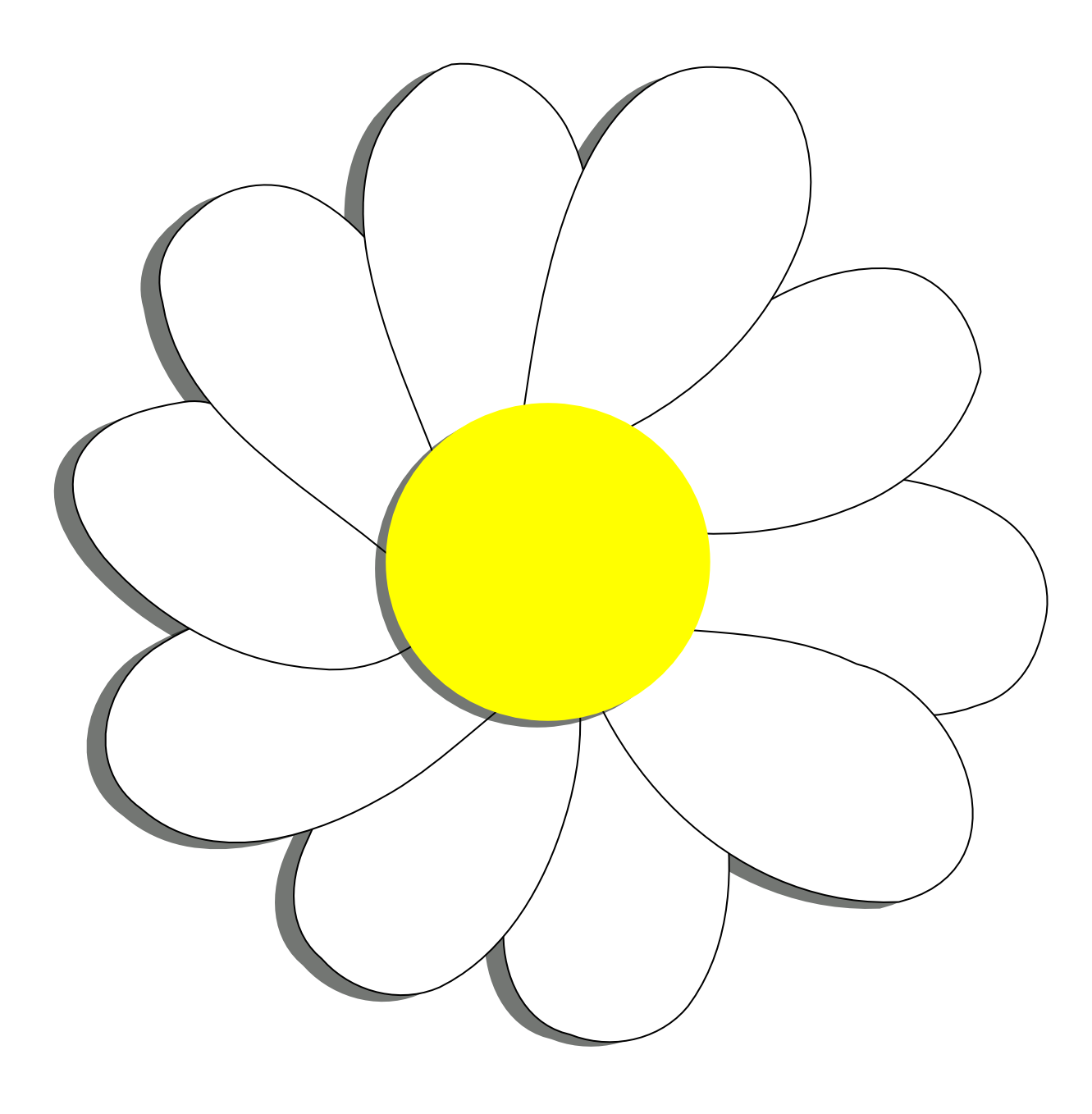 Daisy Flower Pictures Cartoon - Flower Image Directory - Flower ...