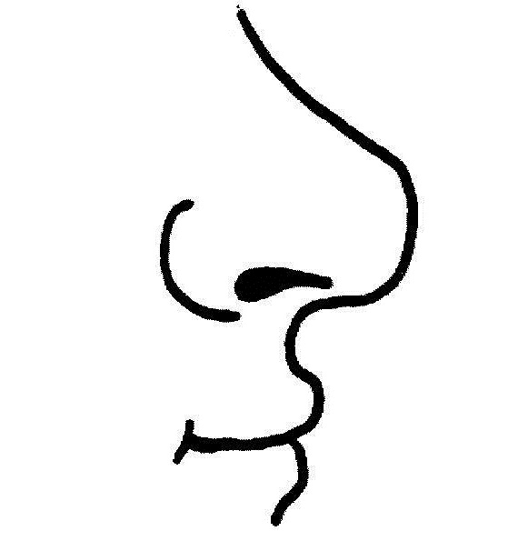 Nose Clip Art Black And White - Free Clipart Images