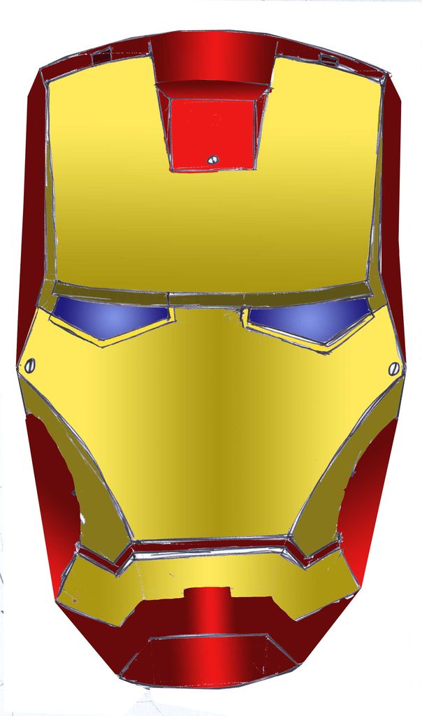 Iron Man Mask Template | Best Car Gallery