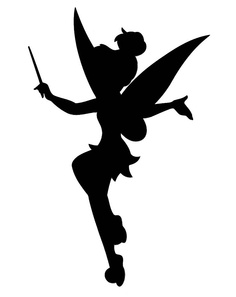 Silhouette Tinkerbell - ClipArt Best