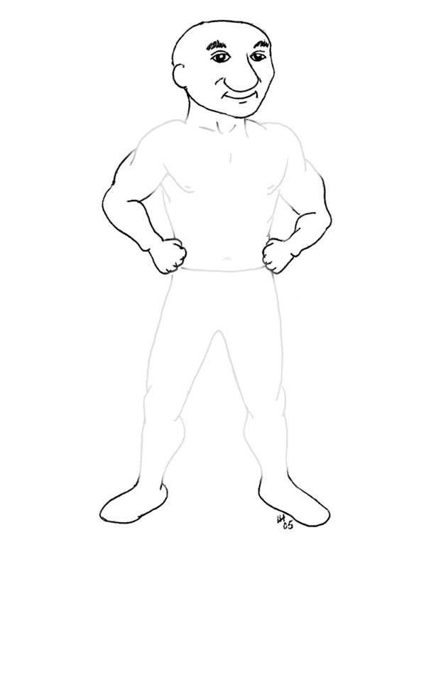 Printable human body outline templates DUŠAN ?ECH