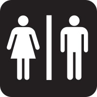Restroom sign vector art free download Free vector for free ...