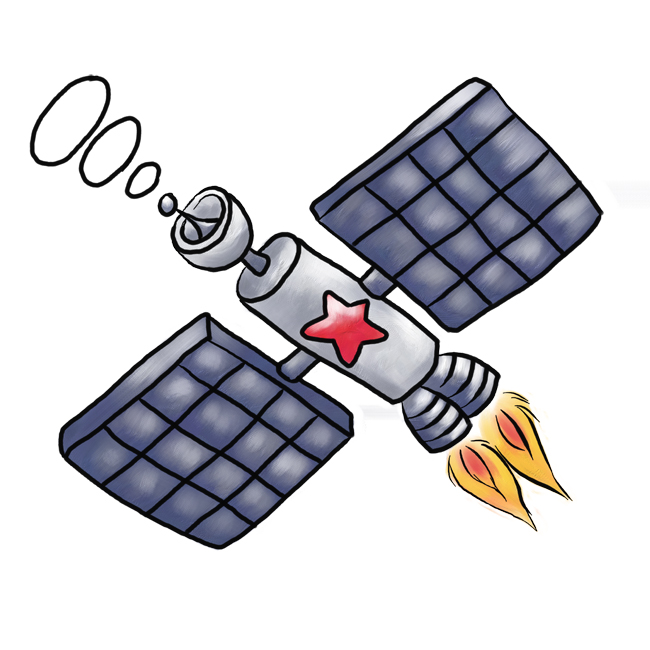 Cartoon Satellite - ClipArt Best