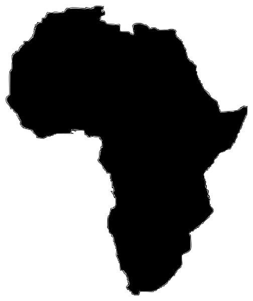 Africa Silhouette clip art - vector clip art online, royalty free ...