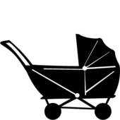 Clip on baby stroller fan