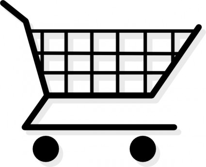 Shopping Cart clip art Free vector in Open office drawing svg ...