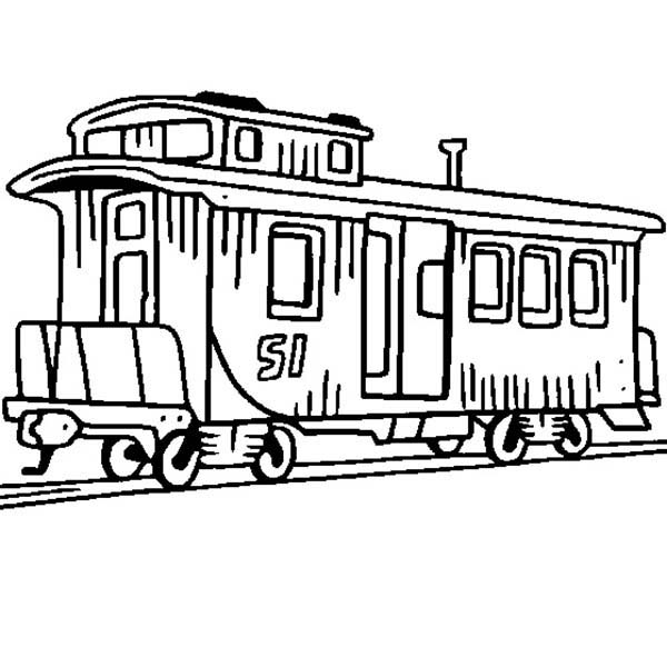 caboose coloring pages - photo #5
