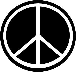 Peace Symbol 4 clip art - vector clip art online, royalty free ...