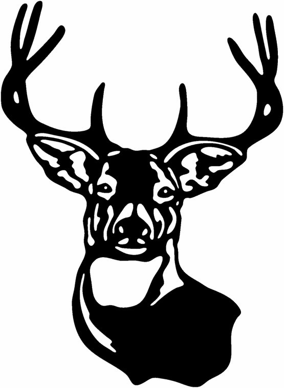 Deer Head Sticker