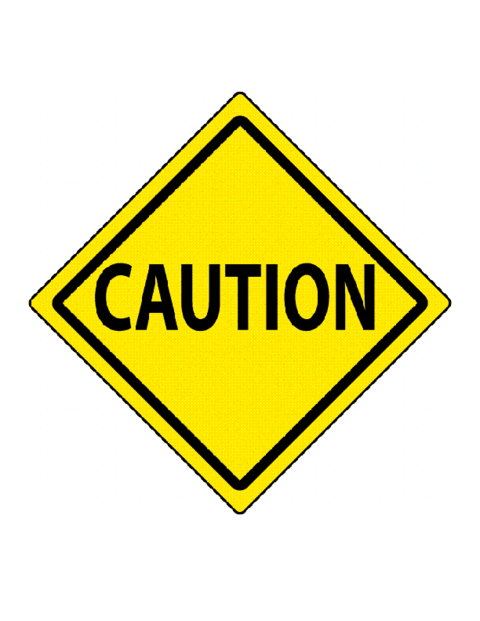 Education World: Caution Traffic Sign Template