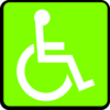 Handicapped Accessible Sign clip art - vector clip art online ...