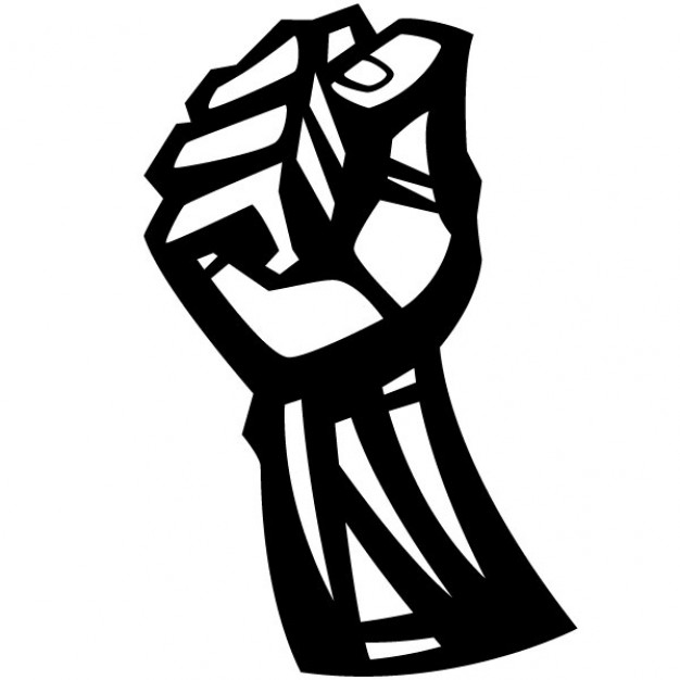 black power fist clipart - photo #33