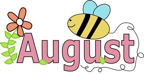 Month august clipart