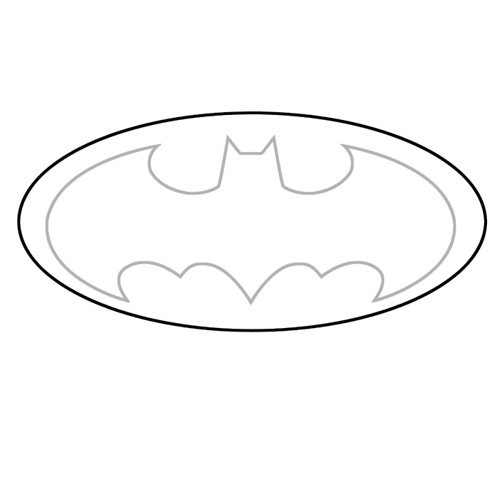 Batman Symbol Printable Template