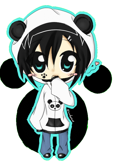 Anime Panda Boy - ClipArt Best