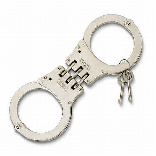 Steel Handcuffs w/ Compact Hinged Design