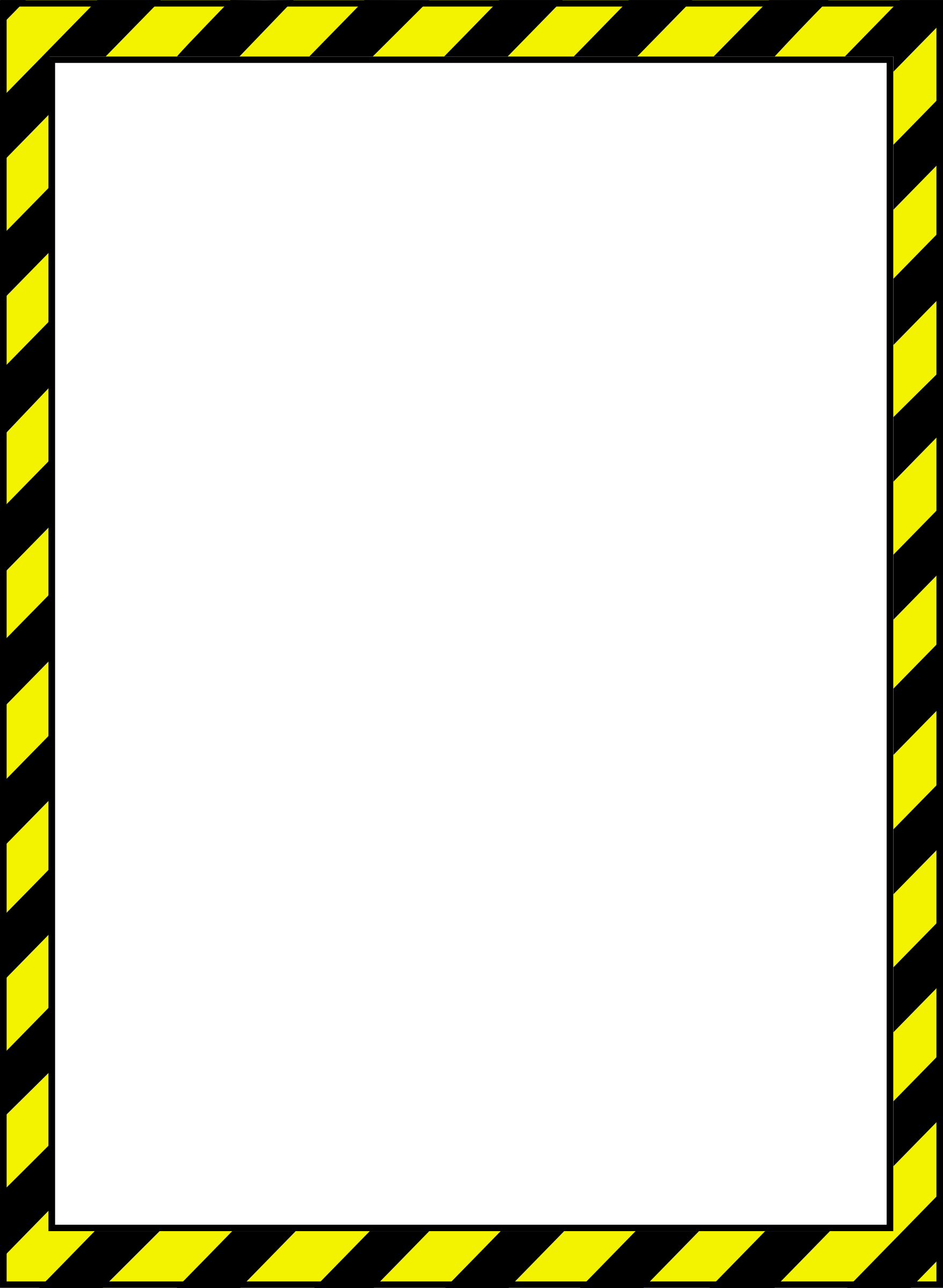 Warning border clip art