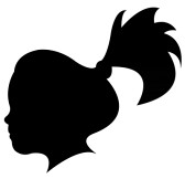 Ponytail Clipart