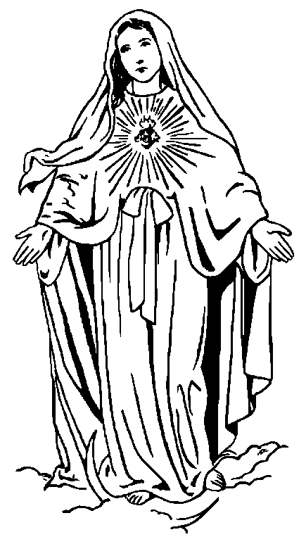 Blessed Virgin Mary Clip Art