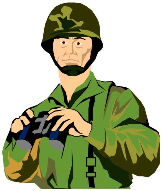 Funny Military Clipart