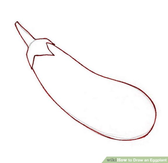 How to Draw an Eggplant: 5 Steps (with Pictures) - wikiHow