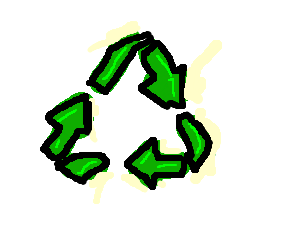 Recycle Logo (drawing by Kaos Strife)