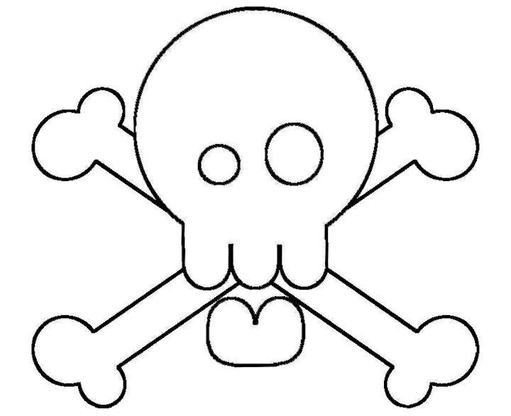 Skull And Crossbones Stencil | Free Download Clip Art | Free Clip ...
