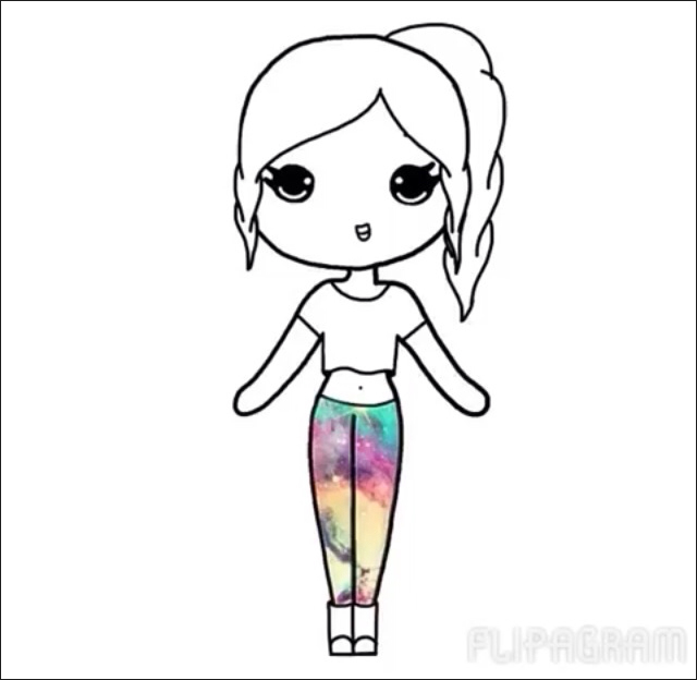 Printable Chibi Coloring Pages |