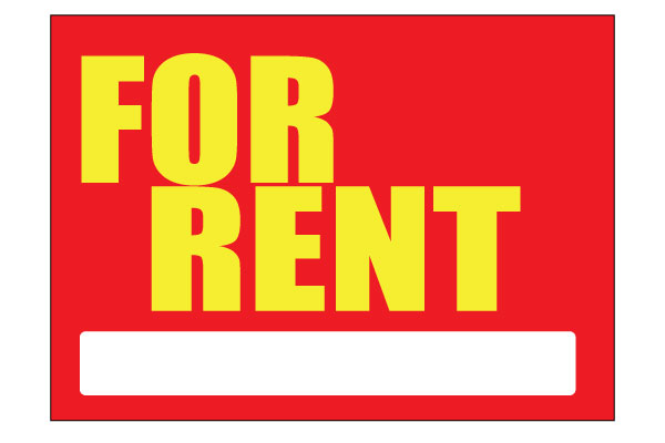 Printable For Rent Sign - Red Free Download PDF