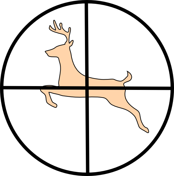Hunting Deer clip art - vector clip art online, royalty free ...
