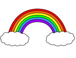 Cartoon Rainbow Step by Step Drawing Lesson