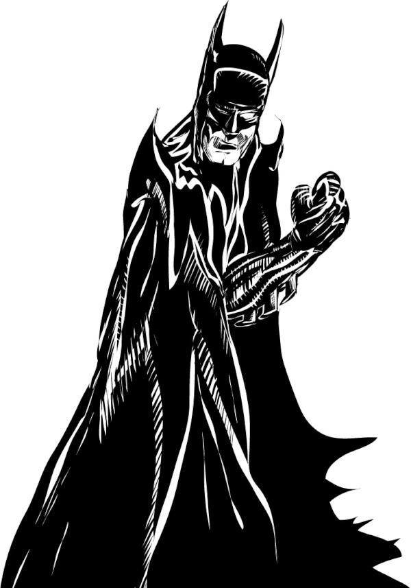 Batman Vector Sketch
