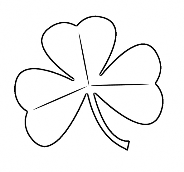 Clover Coloring Page - ClipArt Best