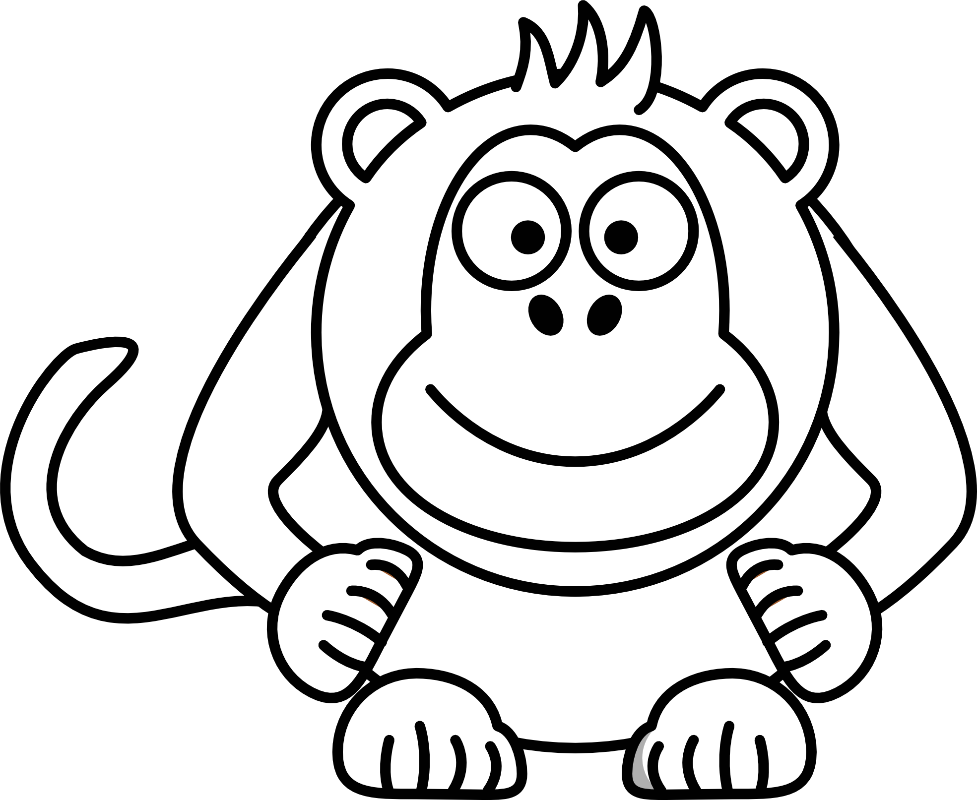 Cartoon Monkey Drawings - ClipArt Best