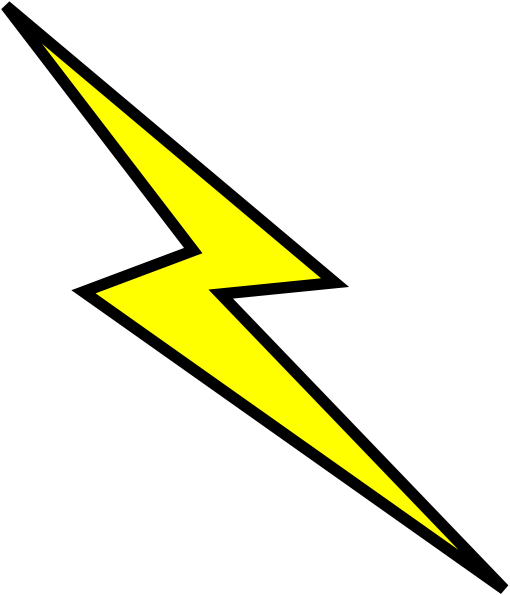 Lightning Bolt Stencil - ClipArt Best