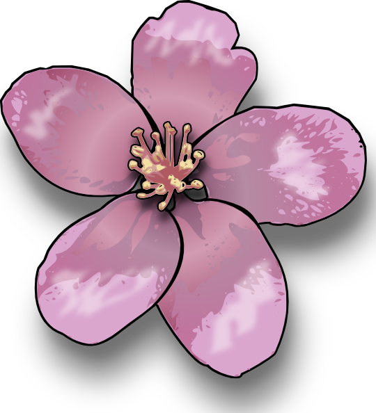 Apple Blossom Clip Art - vector clip art online ...