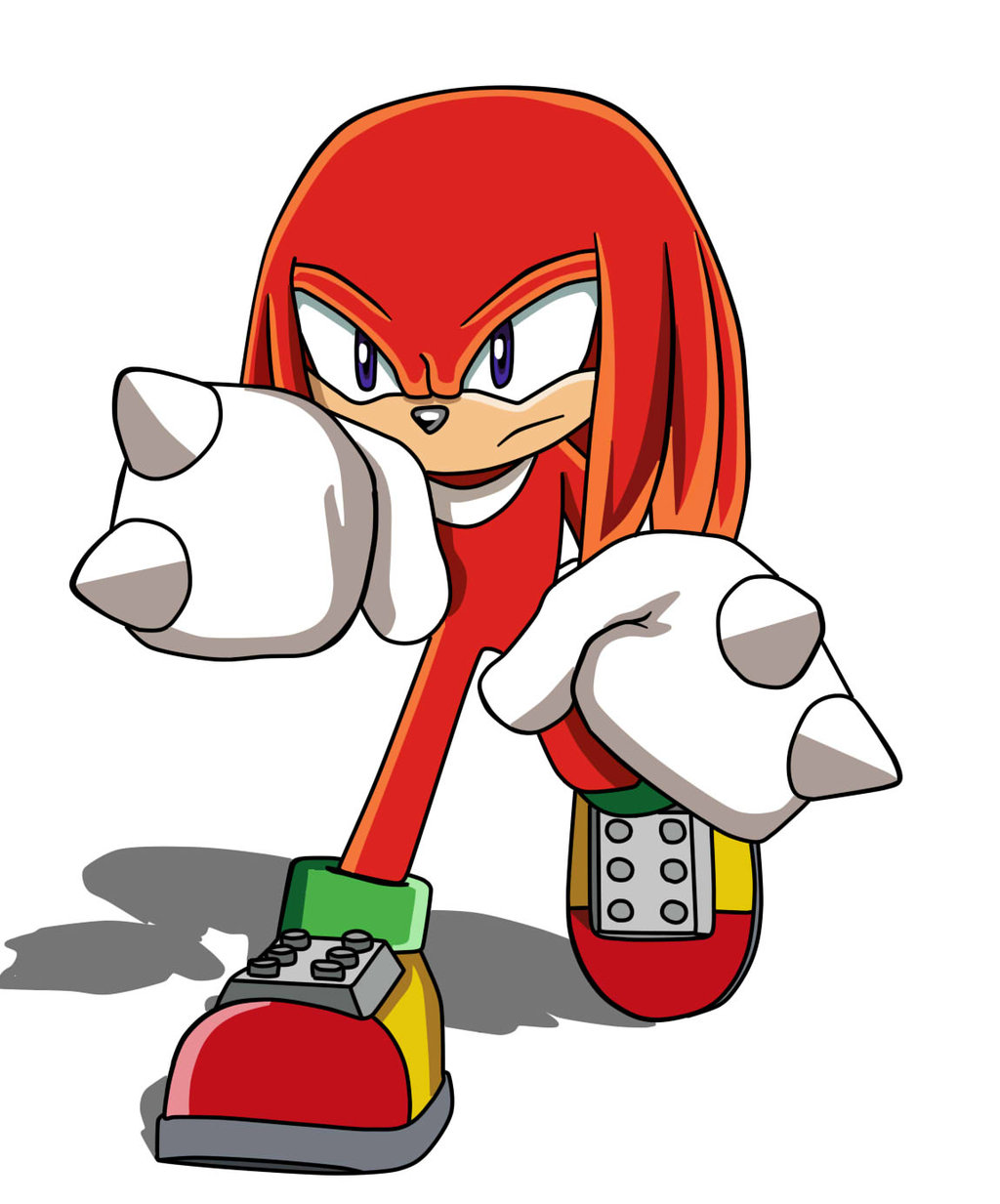 Knuckles The Echidna Sonic Channel Render Ajilbabcom Portal on ...